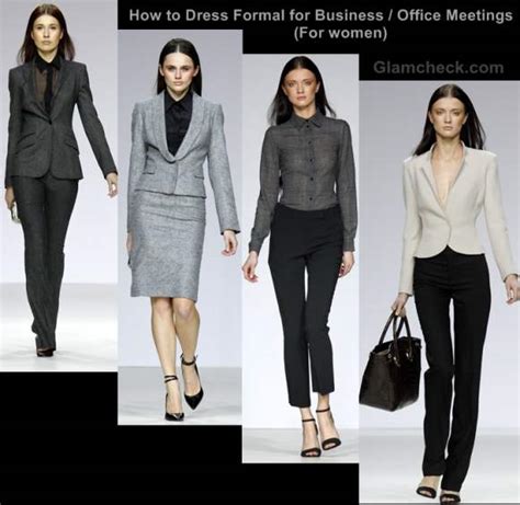 How To Dress Formal For Business Office Meetings For Women