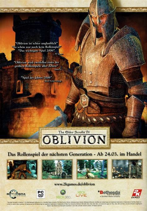 The Elder Scrolls Iv Oblivion Official Promotional Image Mobygames