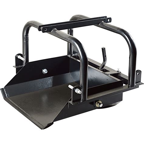 Nortrac 3 Pt Reversible Dirt Scoop — 30inw 9 Cu Ft Capacity