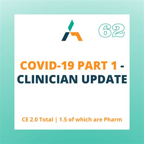 62 Covid 19 Part 1 Clinician Updates Consult Dr Anderson