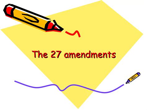 Chapter 3 The 27 Amendments Ppt