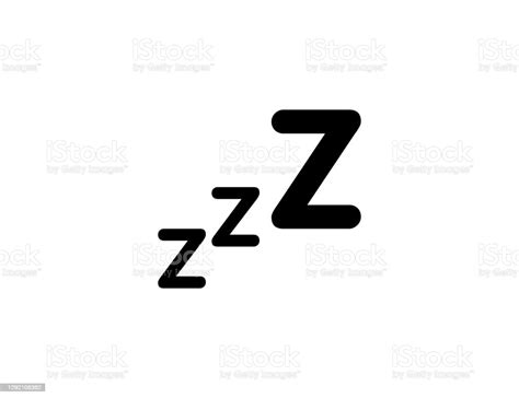 Ikon Tidur Zzz Terisolasi Simbol Tidur Vektor Ilustrasi Stok Unduh Gambar Sekarang Tidur