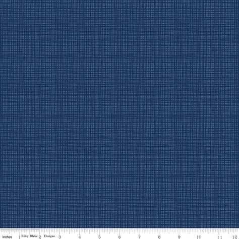 Navy Blue Texture Fabric By Riley Blake Designs C610