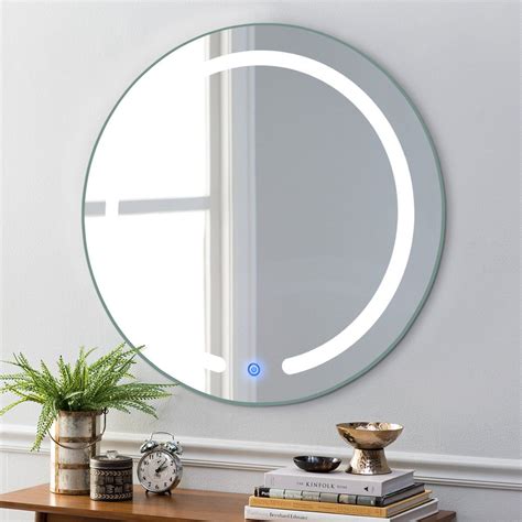 Hauschen led bathroom wall mounted mirror. TANGKULA 20" LED Mirror Round Wall Mount Lighted Mirror ...