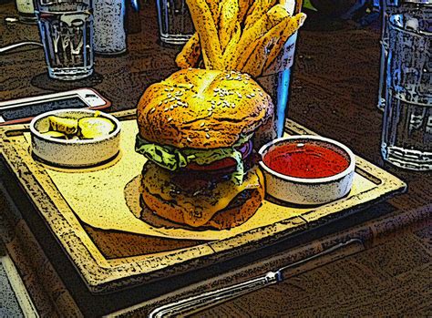 Cali Burger With Fries Photograph By Irvlands Artfolio Fine Art America