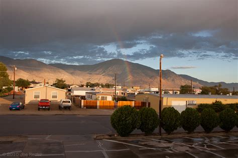 Sunrise With Rainbow Hawthorne Nevada — Joe Reifer