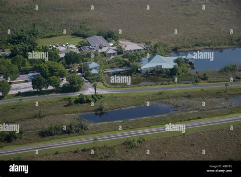 Aerial Of The Ernest F Coe Visitor Center Everglades National Park