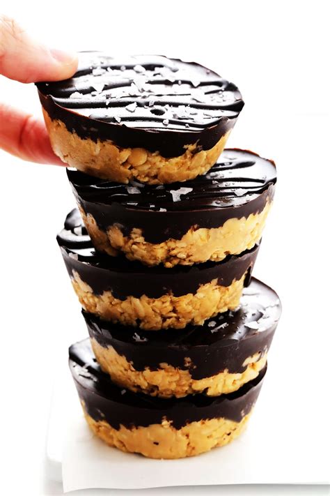 Salted Chocolate Peanut Butter Oat Cups Gimme Some Oven