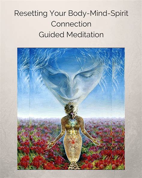 Resetting Your Body Mind And Spirit Connection Guided Etsy