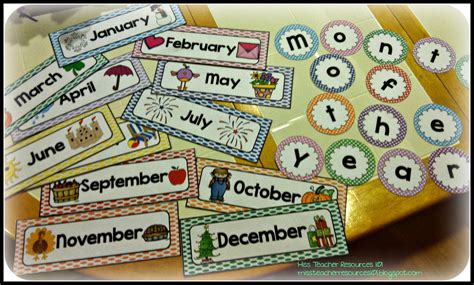 Months Of The Year Display Poster Classroom Resource