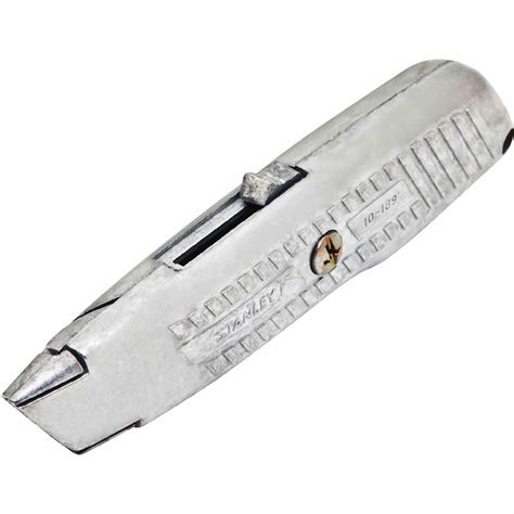Unpainted Self Retracting Safety Blade Utility Knife
