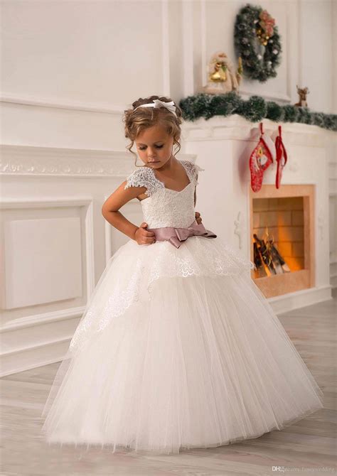 Abiti da ragazza di fiori rosa abiti da cerimonia per bambini con scollo a barchetta in tulle senza maniche con scollo a barchetta. Acquista Abiti Da Cerimonia Bambini Abiti Da Cerimonia ...