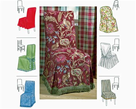 Sewing Pattern For Chair Slipcover Side Chairs Parsons Etsy