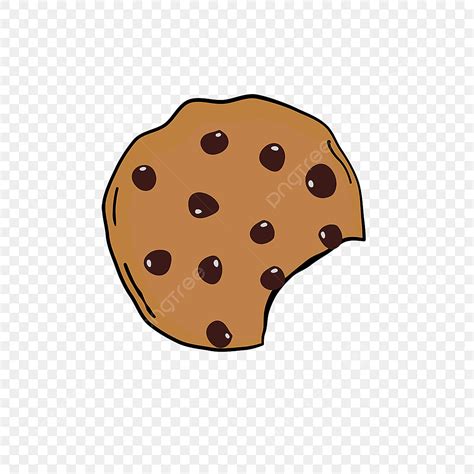 Cartoon Halbe Schokoladenkeks Keks Clipart Cookie Clipart Kekse