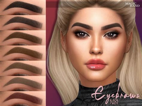 Eyebrows N81 By Magichand At Tsr Sims 4 Updates