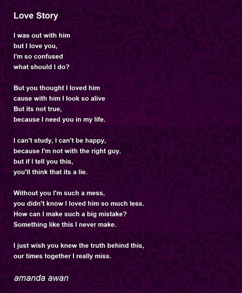 Love Story Love Story Poem By Amanda Awan