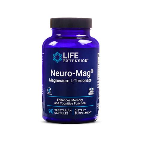 Life Extension Neuro Mag Magnesium L Threonate Focus And Concentration