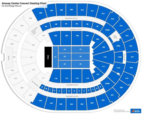 Amway Center Seating Charts For Concerts