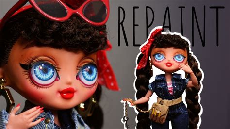 Repainting My Brand New Omg Doll 😲 Lol Surprise Omg Doll Repaint Youtube