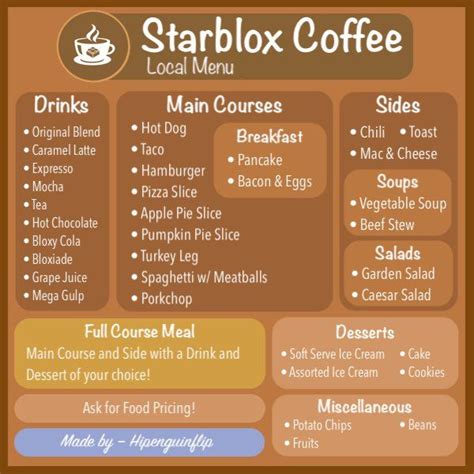 Bloxburg Starbucks Menu Id Starbucks Decal Id Roblox Roblox Generator