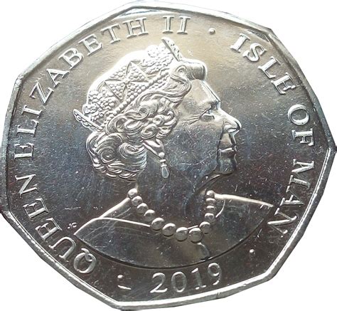 50 Pence Elizabeth Ii Icc World Cup Logo Isle Of Man Numista