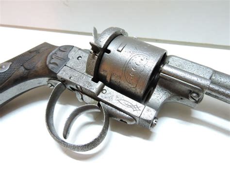 Pistolet Revolver à Broche Lefaucheux Calibre 11mm 187074 19ème Siècle