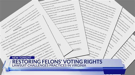 Virginia Advocacy Groups Challenge Law That Strips Voting Rights For