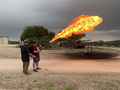 You Can Shoot A Flamethrower At West Of San Antonio