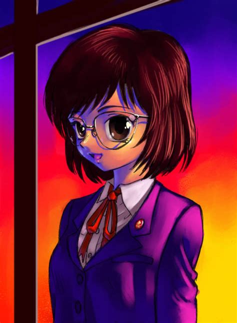 Gotou Kenji Source Request Tagme Backlighting Blouse Collared Shirt Glasses Indoors