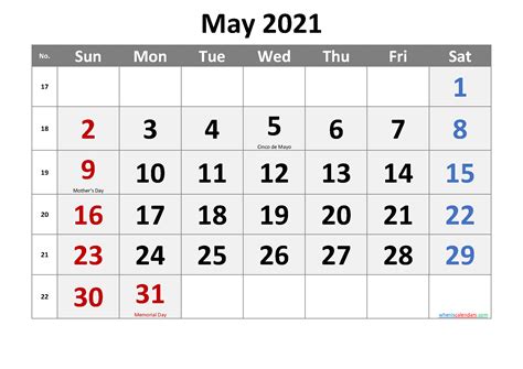An excel calendar template may have one or more of these features: 2021 Calendar Templates Editable By Word / 2021 Editable ...