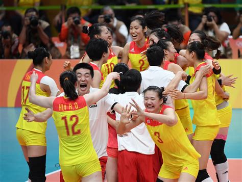 Chinas Womens Volleyball Team Celebrates Perfect Ten China Story