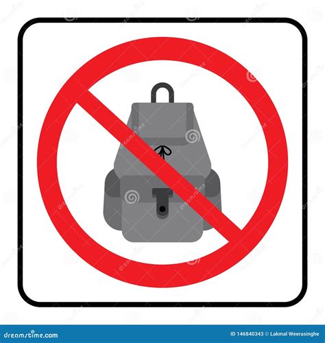 Share More Than 135 Bags Are Not Allowed Sign Best Vn