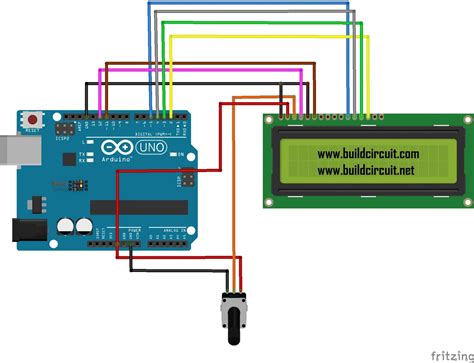 Arduino Project 9 16x2 Lcd And Arduino Buildcircuitcom