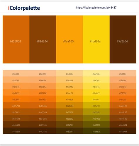 2 Latest Color Schemes With California And Gold Color Tone Combinations