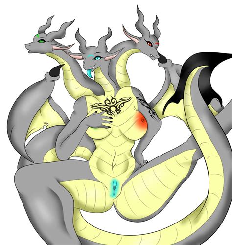 Rule 34 Anthro Big Breasts Breasts Dragon Erzabloodred Female Hydra