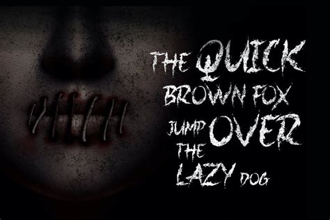 Jacmax Horror Font Sponsored Displayfonthorrorfont Create Font