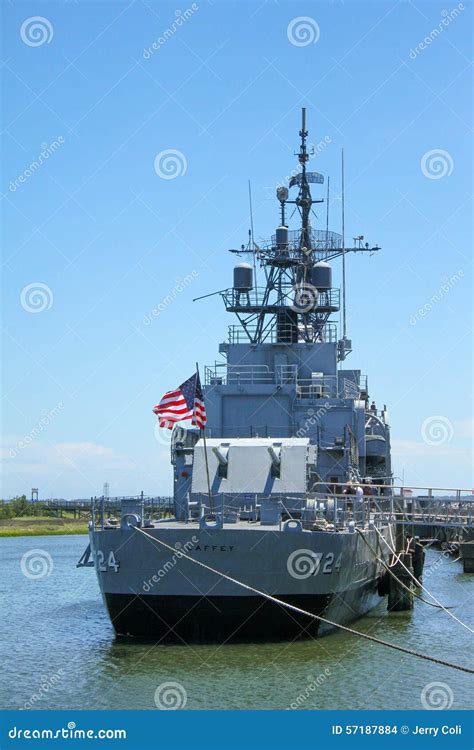 Uss Laffey Patriots Point Mount Pleasant Sc Editorial Stock Image