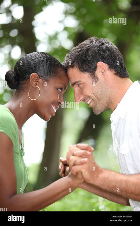 Happy Romantic Couple Stock Photo Alamy