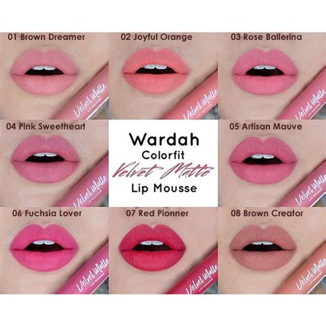 Wardah colour fit velvet matte lip mousse assalamualaikum cantik hallo semua, kali ini aku review dan tes. WARDAH COLORFIT VELVET MATTE LIP MOUSSE | Shopee Malaysia