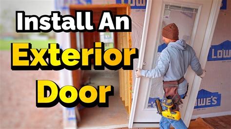 How To Install A Prehung Exterior Door Artofit