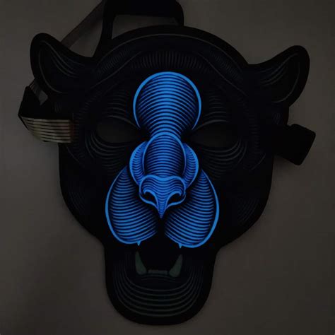Hot Design Sound Activated Mask Led Party Mask For Halloween Festival
