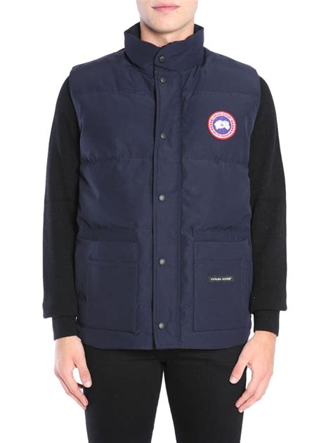 Canada Goose Mens Canada Goose Jackets Cotton Pads Freestyle Down Jacket Patch Logo