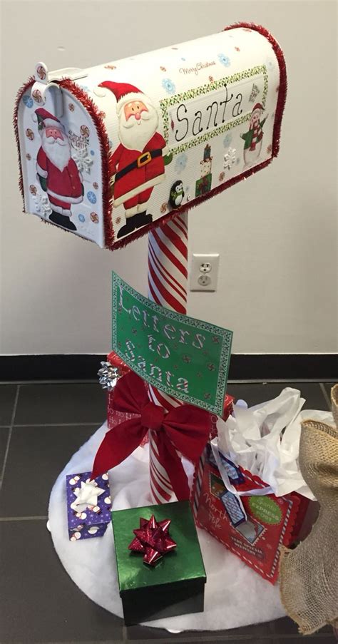 Want to decorate your mailbox for christmas? DIY ~ Our home made Santa's mailbox this year ...
