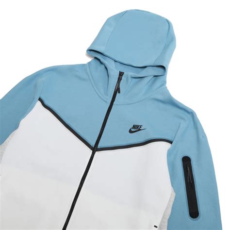 Nike Sportswear Tech Fleece Full-Zip Hoodie Celestine Blue Worn Blue