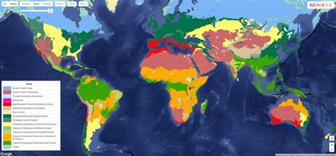 World Ecoregions And Biomes