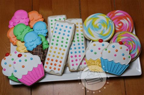 Candy Decorated Cookies Candy Themed Party Candy Theme Candy Land Theme