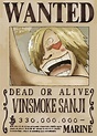 'one piece wanted' Metal Poster - WallArt | Displate in 2021 | One ...
