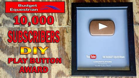 How To Make A Youtube Play Button Award Youtube