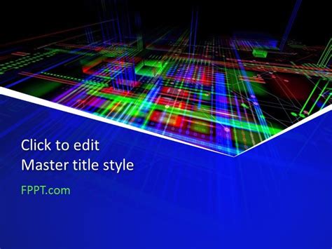 Free Abstract Technology Powerpoint Template Free Powerpoint Templates