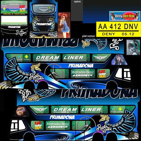 Ada livery (skin) bussid (bus simulator indonesia) untuk : 65+ Livery BUSSID SDD (Double Decker) Koleksi HD Part 4 ...